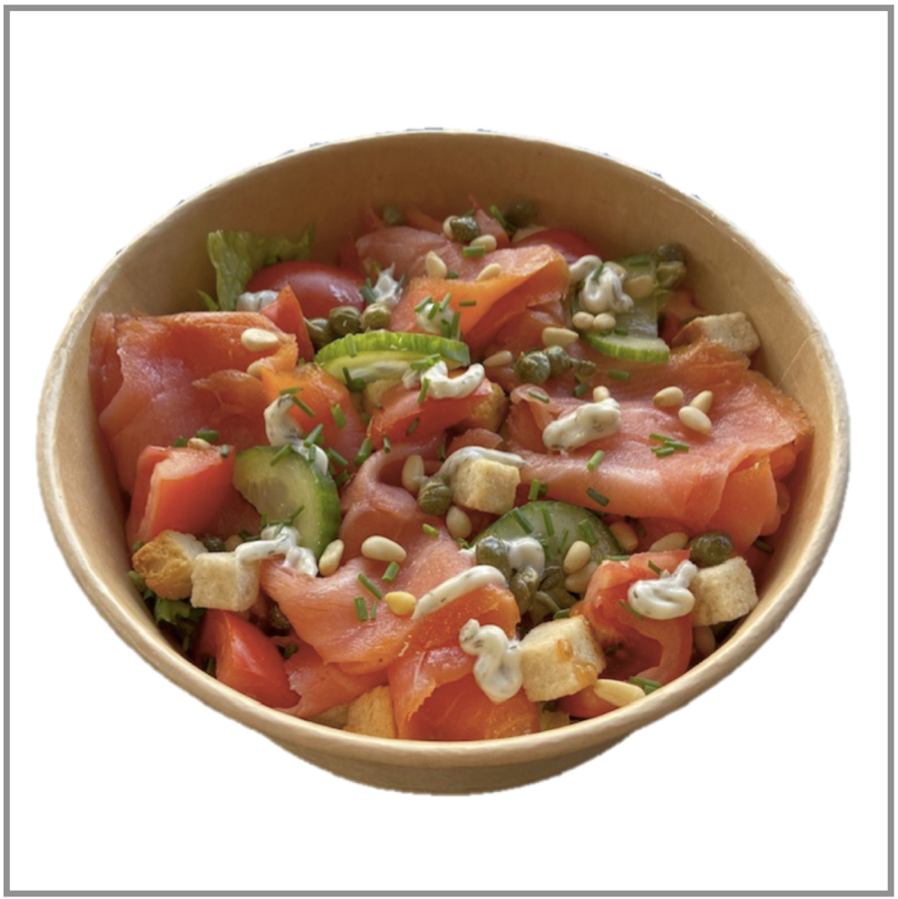 Maaltijd Salade Gerookte Zalm